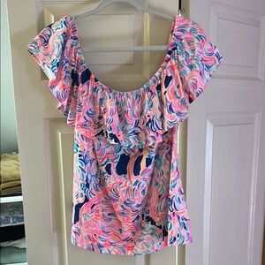 Lilly Pulitzer off the shoulder top